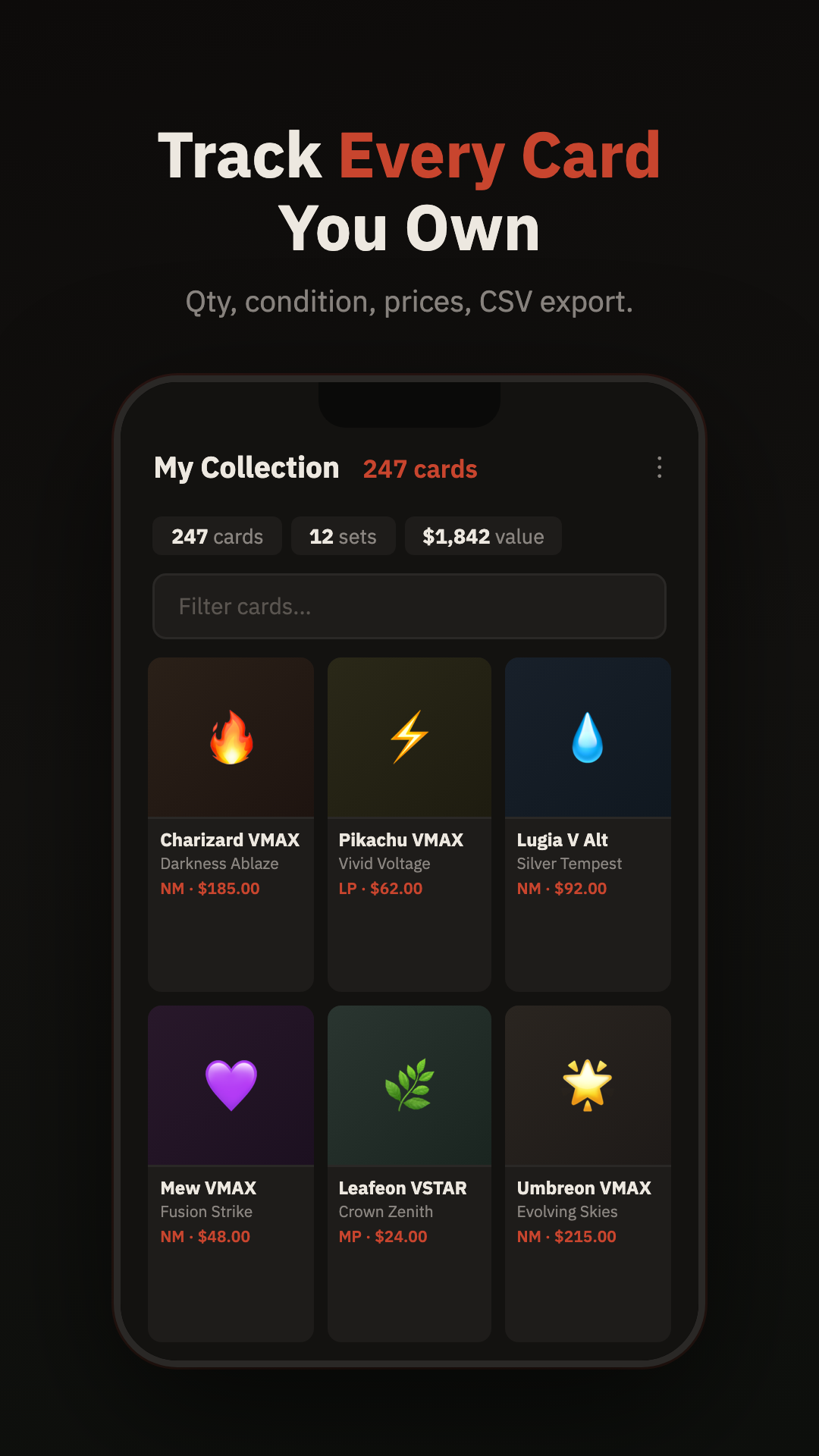 BinderBro card detail