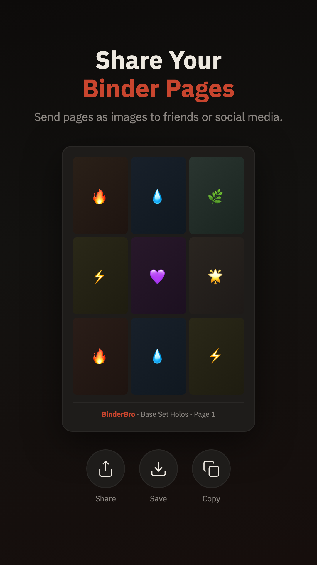 BinderBro share page